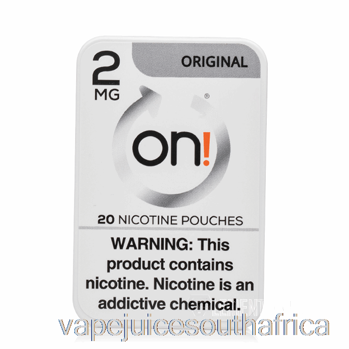 Vape Juice South Africa On! Nicotine Pouches - Original 2Mg